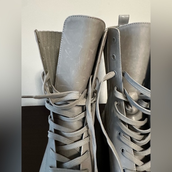 Gray Sam Edelman Lysenko Combat Boot - Picture 2 of 12